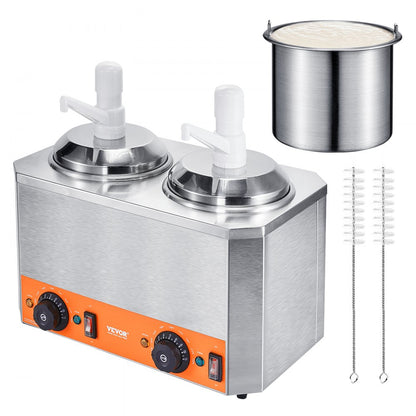 PBH-02 - 2.3 QT Electric Cheese Dispenser with Temperature Control