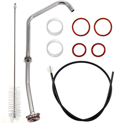 010789328475 - 2.4Qt Stainless Steel Cheese Dispenser with Adjustable Temperature