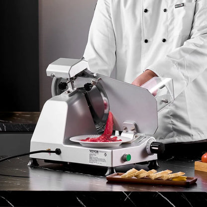 250B - 10" Electric Meat Slicer, 180W for Effortless Meal Prep