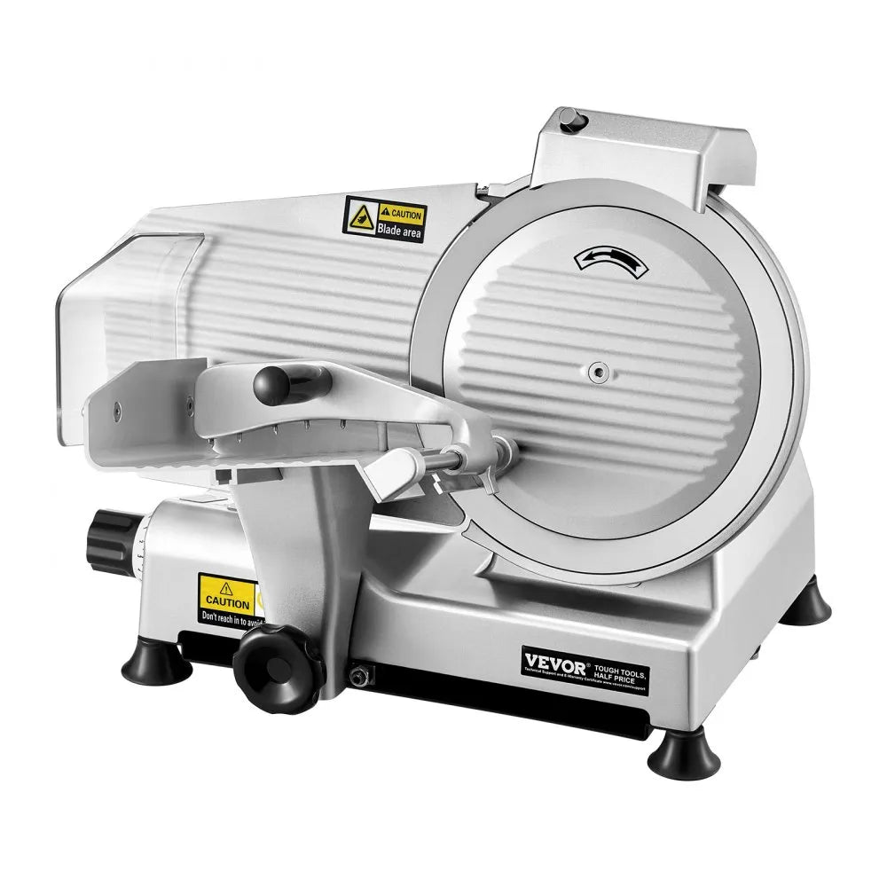 250B - 10" Electric Meat Slicer, 180W for Effortless Meal Prep