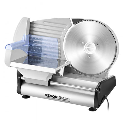 1A-FS204 - 8.7" Electric Meat Slicer, 180W Adjustable Thickness