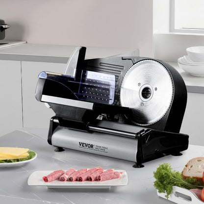 1A-FS201Q - 7.5" Electric Meat Slicer, 180W, Adjustable Thickness for Easy Cutting