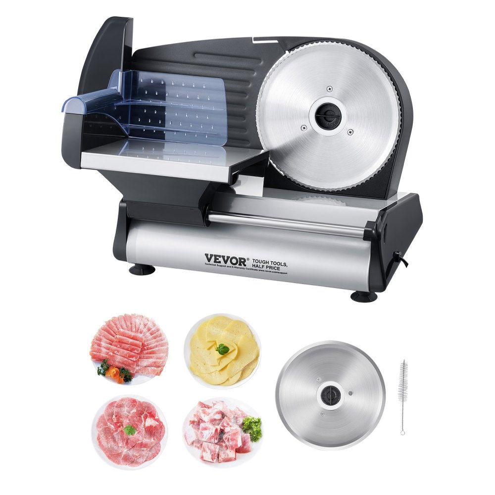 1A-FS201Q - 7.5" Electric Meat Slicer, 180W, Adjustable Thickness for Easy Cutting