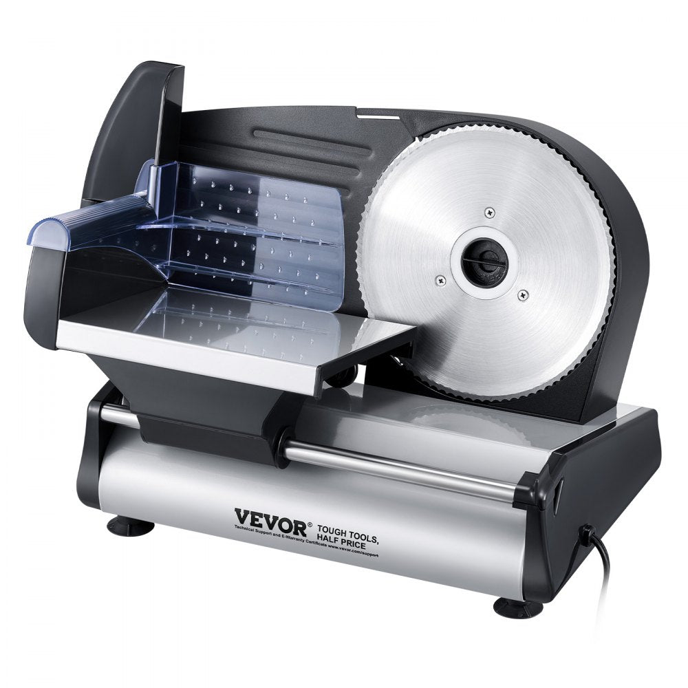 1A-FS201Q - 7.5" Electric Meat Slicer, 180W, Adjustable Thickness for Easy Cutting
