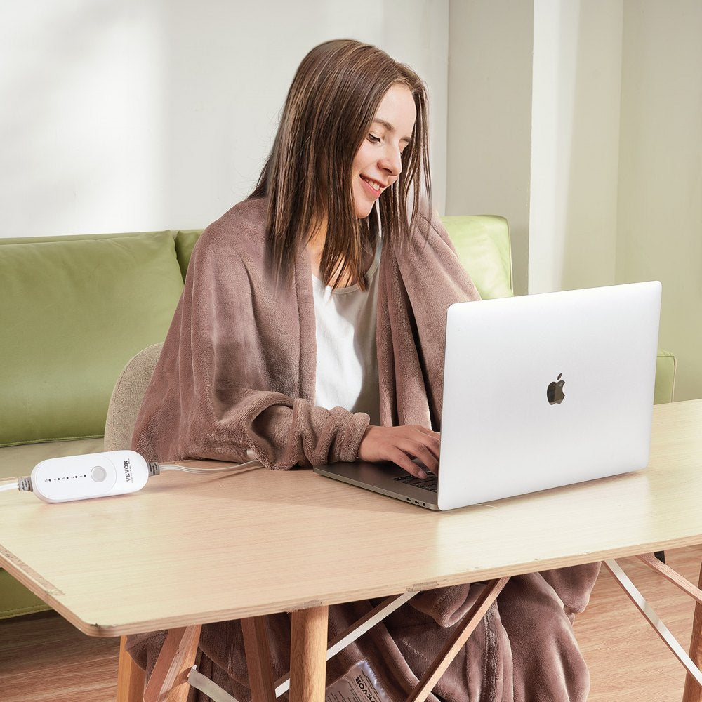 HLB-NFI-KF - 100" x 90" VEVOR Electric Throw Blanket for Even Warmth