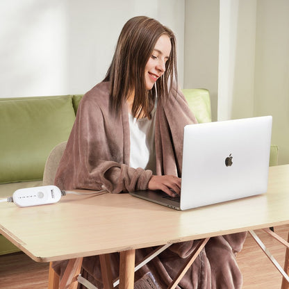 HLB-NFI-KF - 100" x 90" VEVOR Electric Throw Blanket for Even Warmth