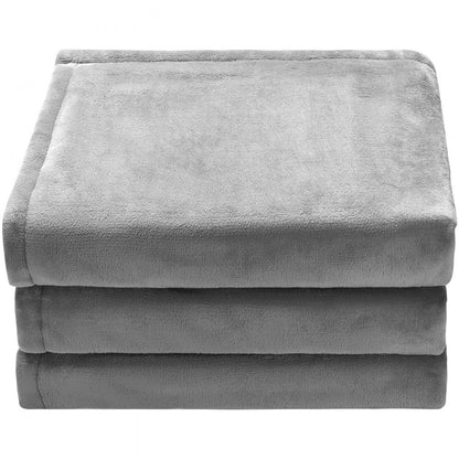 HLB-NFI-FF - 72"x84" Flannel Heated Blanket with 5 Settings and Auto-Off