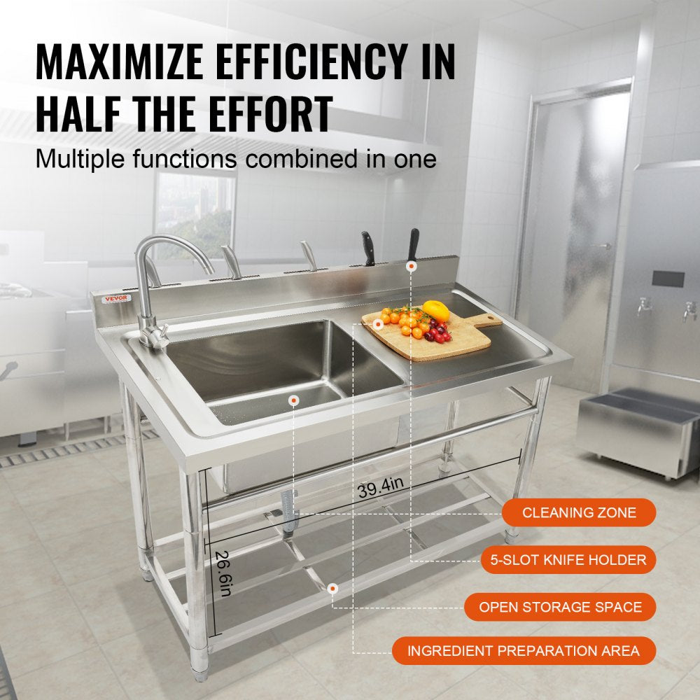 S2-1 - Stylish 120cm Wooden Table with Storage Shelf