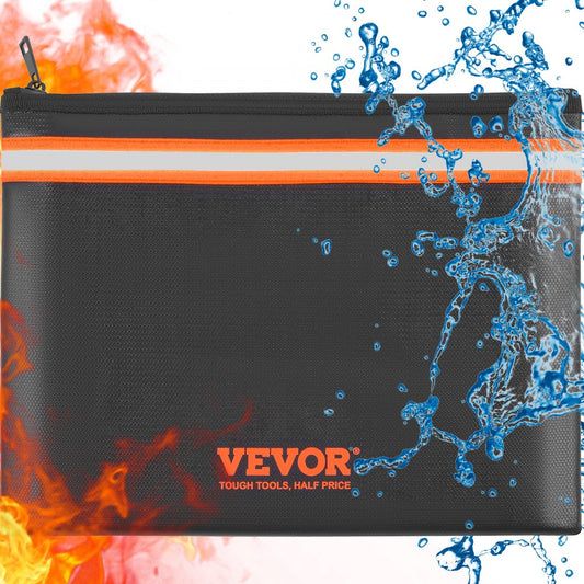 YX20230216-005 - 13.4"x10" Fireproof & Water-Resistant Document Bag