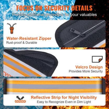 YX20230216-006 - 8"x5" Fireproof & Waterproof Document Bag