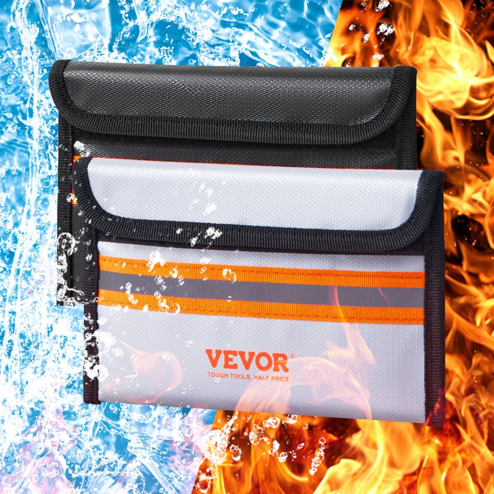 YX20230216-006 - 8"x5" Fireproof & Waterproof Document Bag