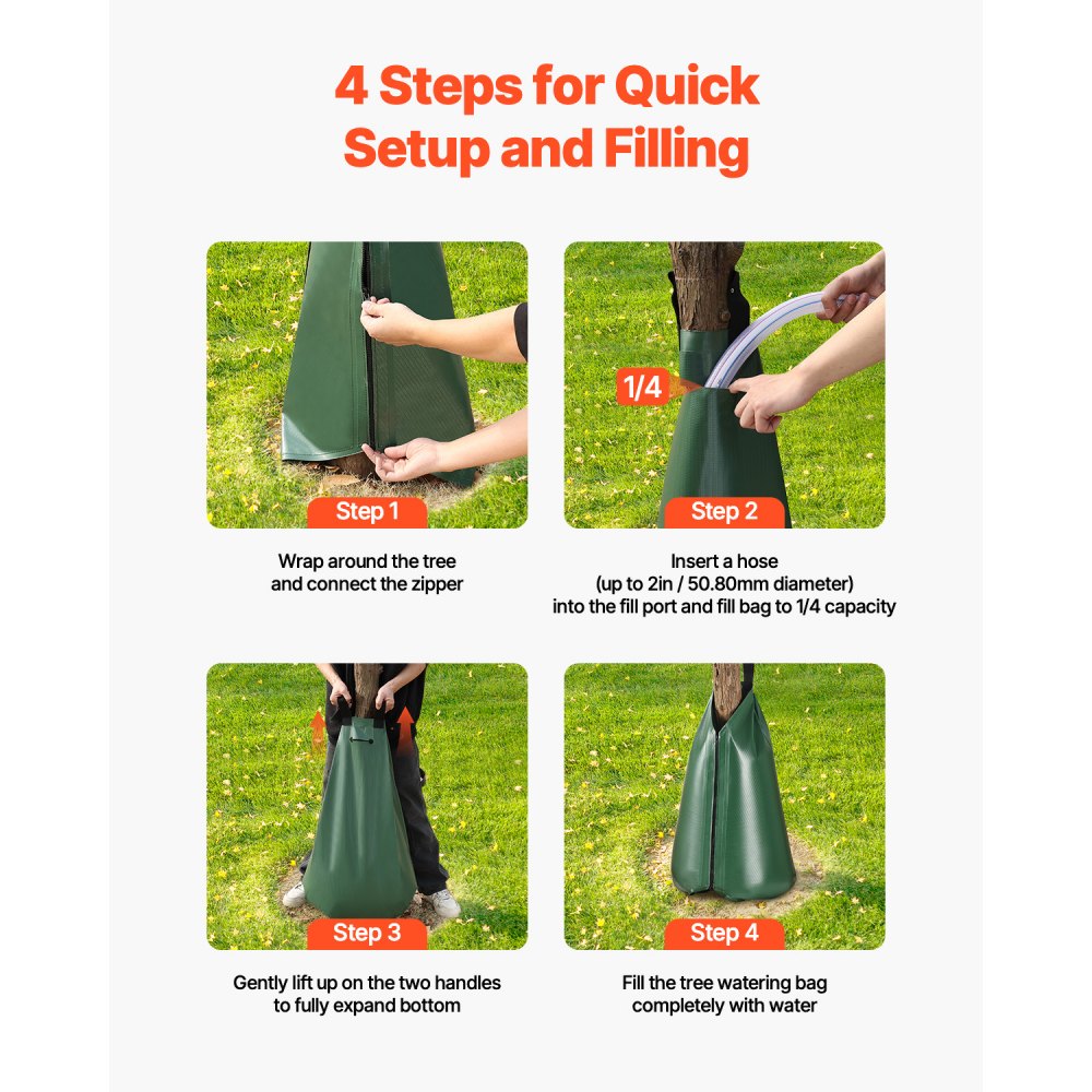 TWB-20gal-D3 - 20-Gallon Slow Release Tree Watering Bag, 3-Pack