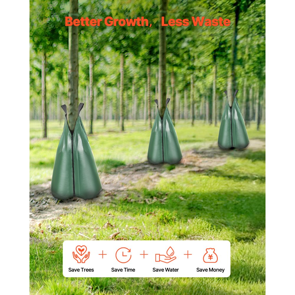 TWB-20gal-D8 - 20-Gallon Slow Release Watering Bag for Healthy Trees