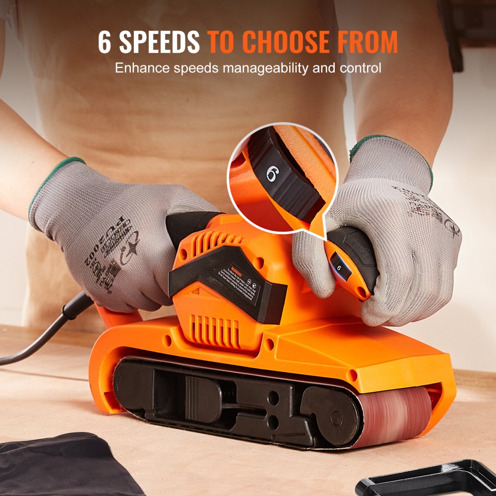 9926 - 3" x 21" VEVOR 7AMP Belt Sander with Dust Collection