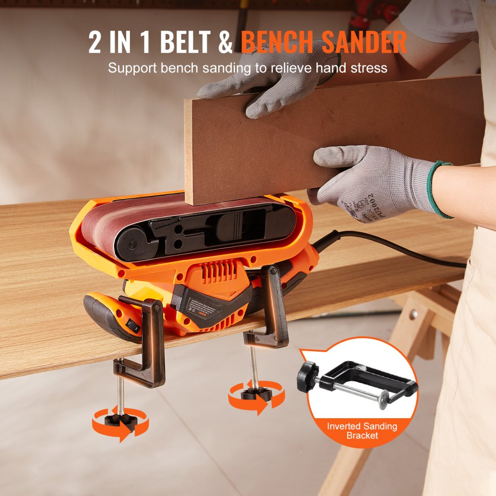 9926 - 3" x 21" VEVOR 7AMP Belt Sander with Dust Collection