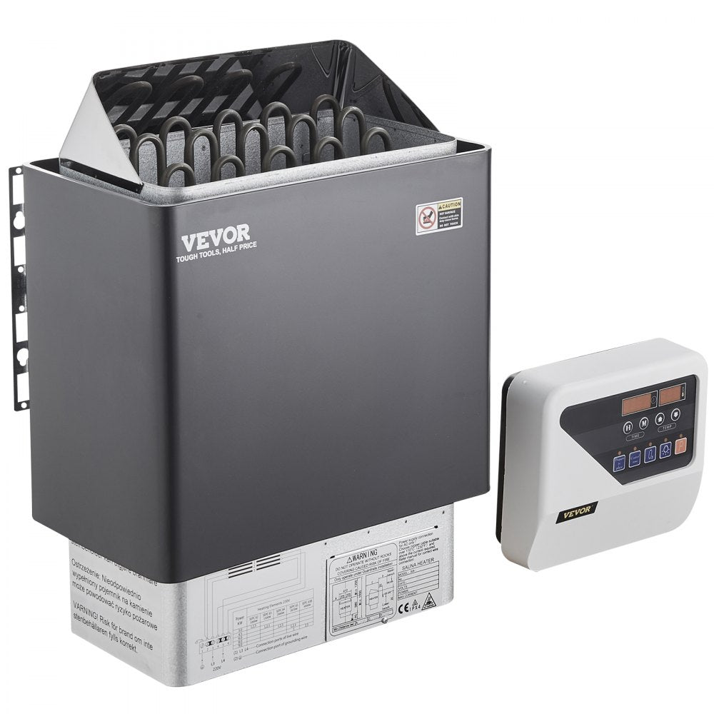 SCA-90BW - 9KW VEVOR Electric Sauna Heater with External Controller