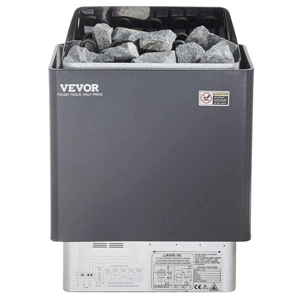 SCA-90BW - 9KW VEVOR Electric Sauna Heater with External Controller