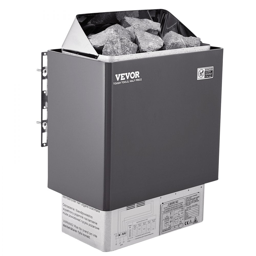 SCA-90BW - 9KW VEVOR Electric Sauna Heater with External Controller