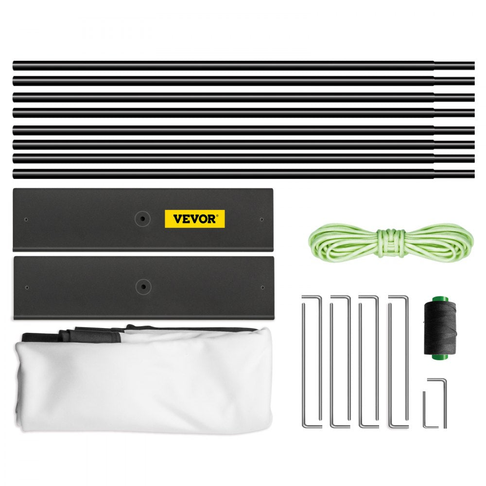 010998247376 - 135" VEVOR Portable 4K HD Projector Screen for Indoor & Outdoor