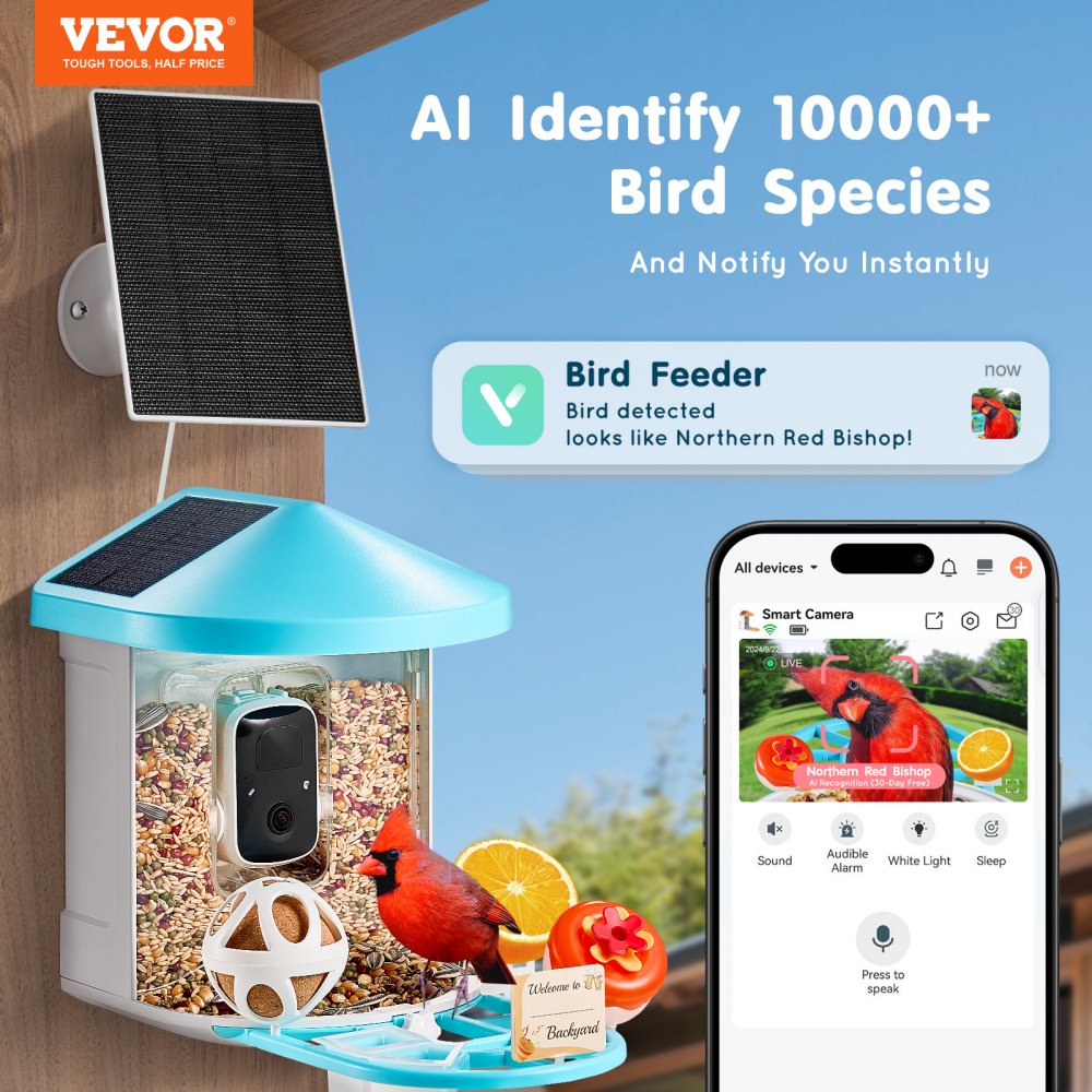 FB-A06 - Smart Bird Feeder with 2K Camera & 2L Capacity