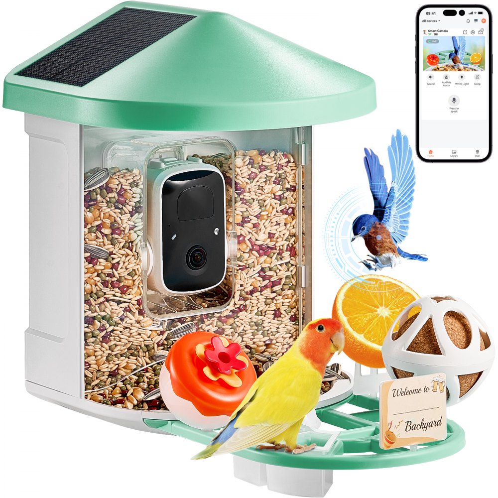 FB-A03 - 2K HD Smart Bird Feeder with AI, 2L Capacity