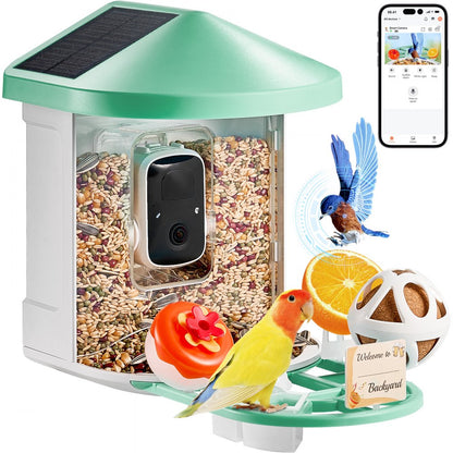 FB-A03 - 2K HD Smart Bird Feeder with AI, 2L Capacity