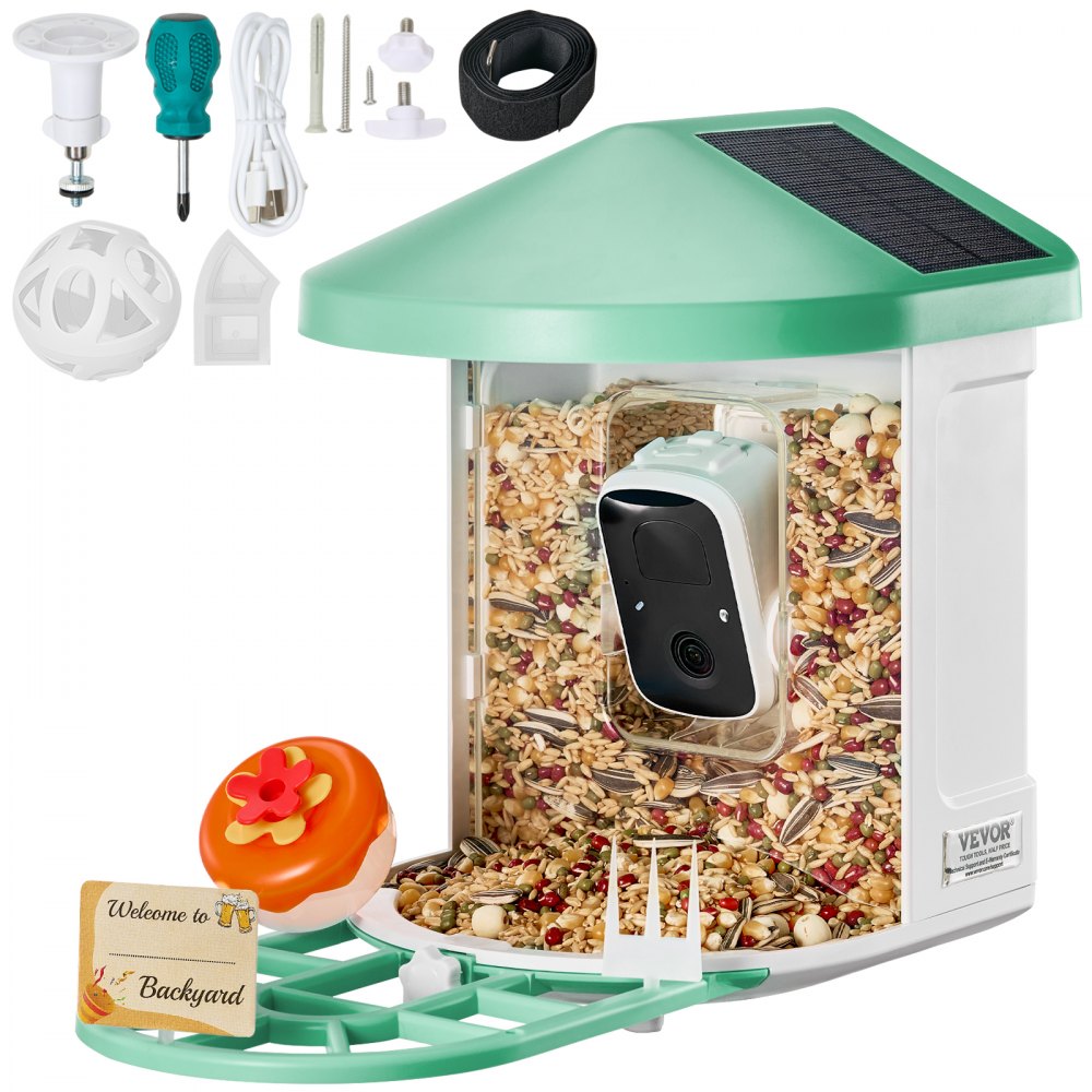 FB-A03 - 2K HD Smart Bird Feeder with AI, 2L Capacity