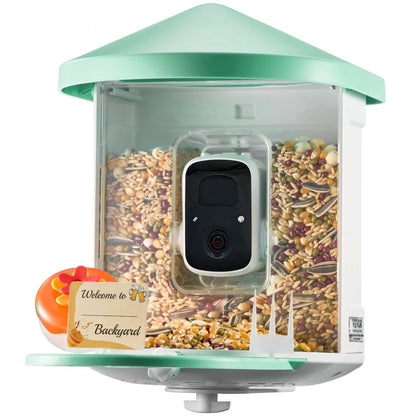 FB-A01 - 2K Smart Bird Feeder with Night Vision & AI Squirrel Repellent