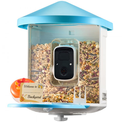 FB-A02 - VEVOR 2K Smart Bird Feeder with AI Camera & 2L Food Capacity