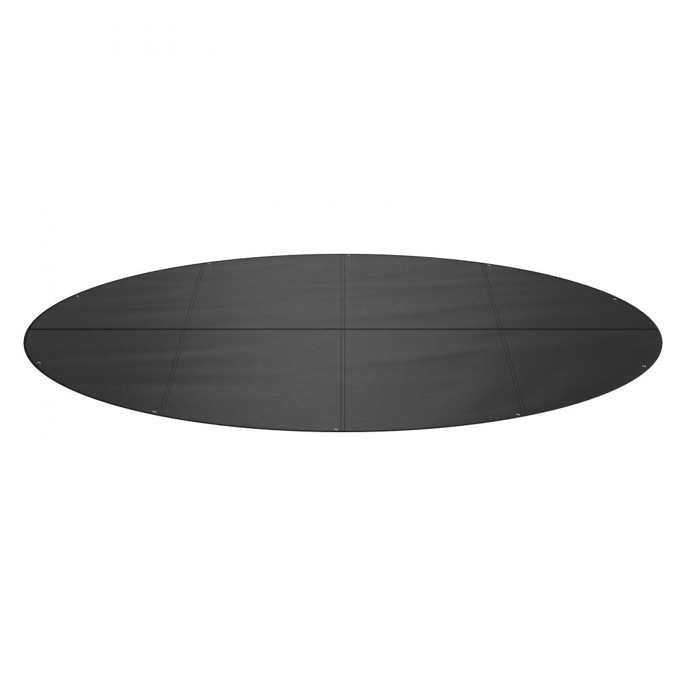 NLSSGBOX15FT - Durable 15 Ft Round Pool Cover with Drawstring Design