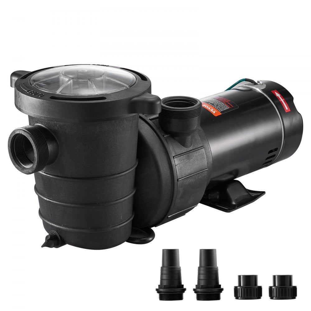 VVPS115BUS - 1.5HP VEVOR Pool Pump for Efficient Cleaning & Easy Setup