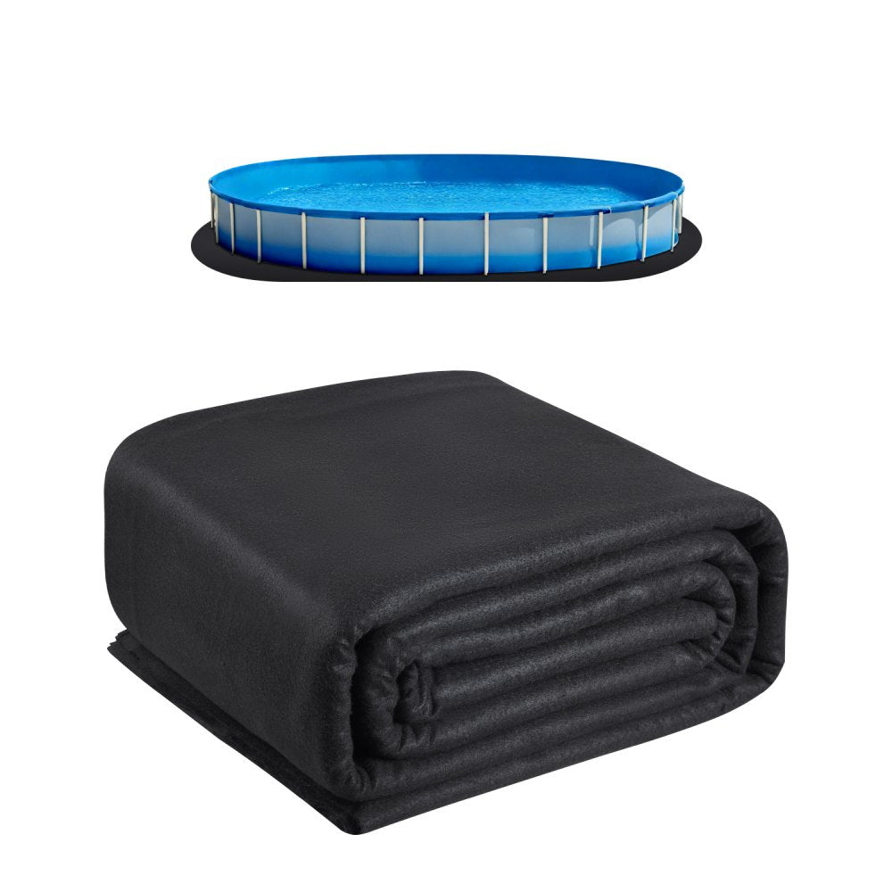 1224OV - Extra-Thick 12x24 ft Oval Pool Liner Pad for Ultimate Protection