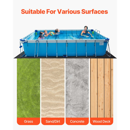 1224RE - Extra-Thick 12x24 Pool Liner Pad for Ultimate Protection