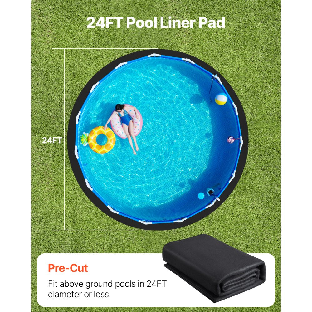 24R - Extra-Thick 24ft Pool Liner Pad for Superior Protection
