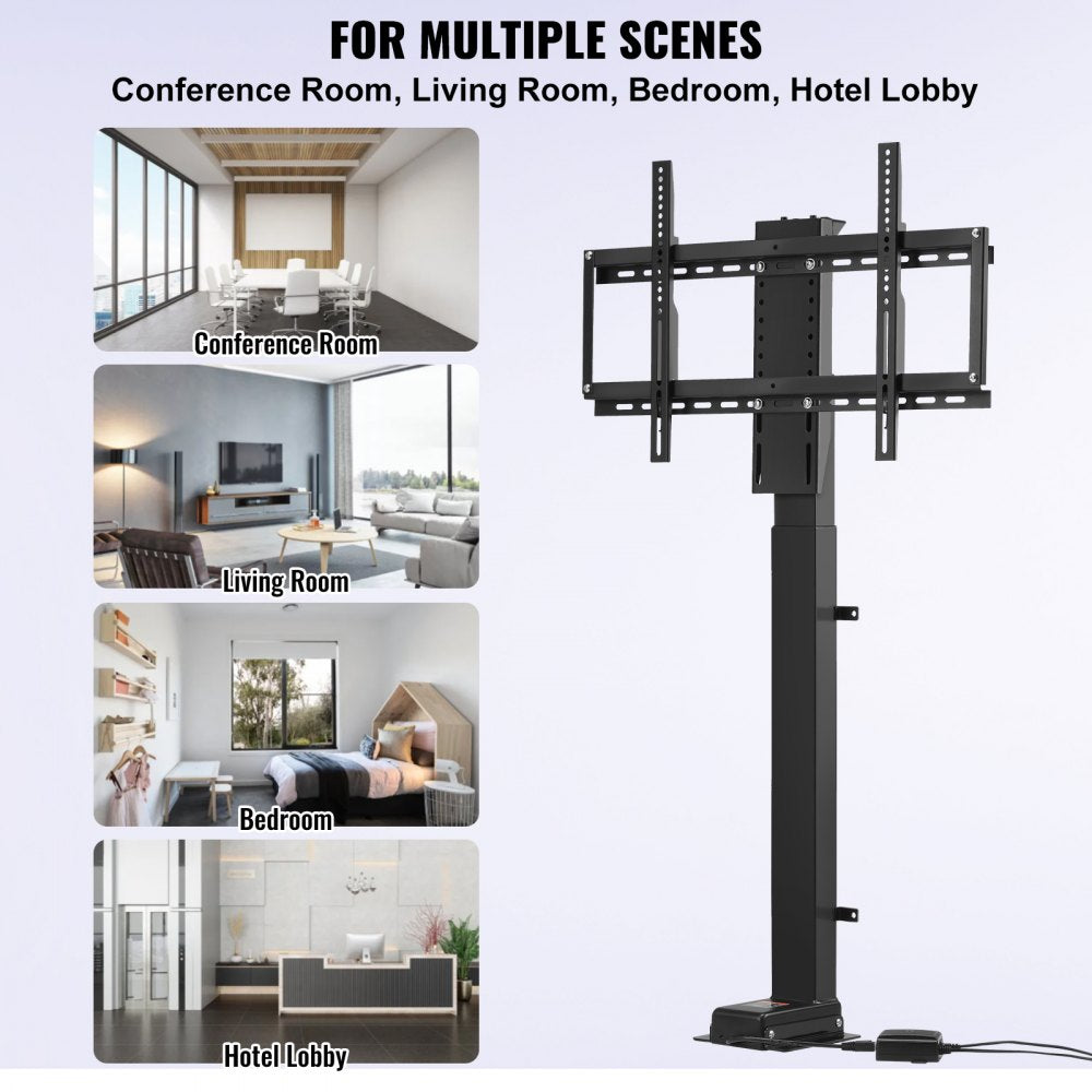 010118813370 - Electric TV Lift for 37-65 inch TVs, 28.7-64.2 inch adjustable height