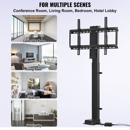 010118813370 - Electric TV Lift for 37-65 inch TVs, 28.7-64.2 inch adjustable height