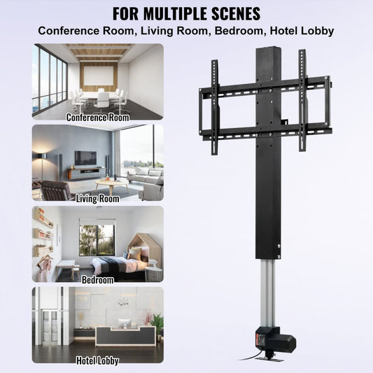 010364528047 - Motorized TV Lift for 60" TVs, Adjustable Height with Remote