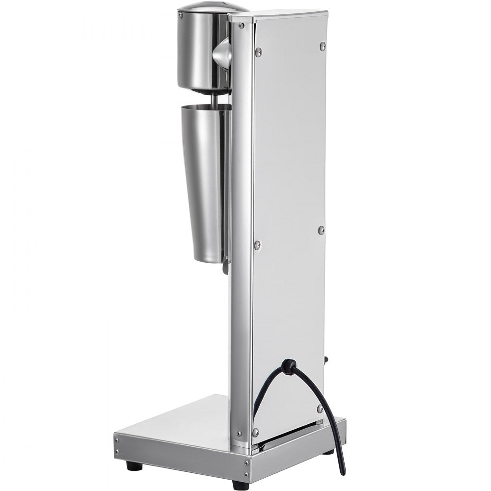 010598357609 - Durable Stainless Steel Electric Milkshake Maker with 180W Power