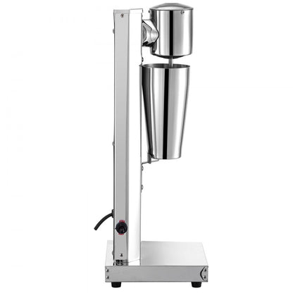 010598357609 - Durable Stainless Steel Electric Milkshake Maker with 180W Power
