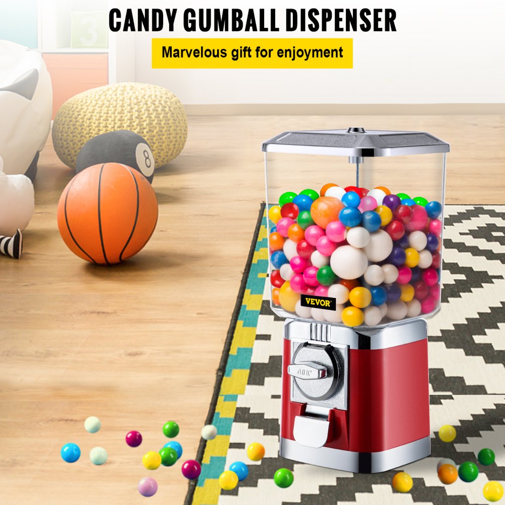 VV-OCM-R17 - Durable Gumball Machine for 410 Candies & Capsule Toys
