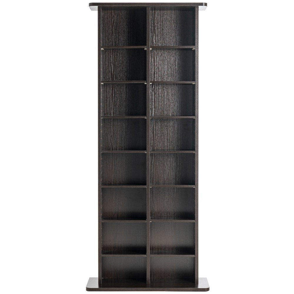 KLDS-04 - VEVOR 50.98in Media Storage Cabinet for 464 CDs with Adjustable Shelves
