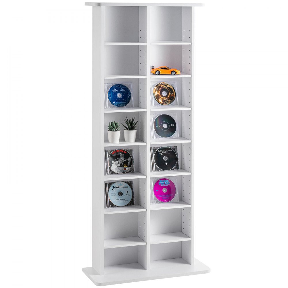 KLDS-03 - Modern Media Storage Cabinet with Adjustable Shelves, 22x9x51 in