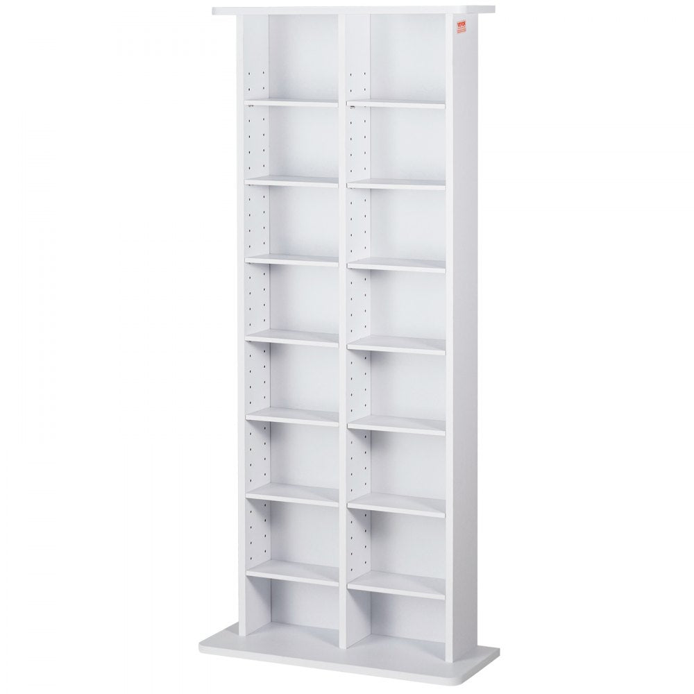 KLDS-03 - Modern Media Storage Cabinet with Adjustable Shelves, 22x9x51 in