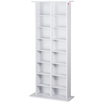 KLDS-03 - Modern Media Storage Cabinet with Adjustable Shelves, 22x9x51 in