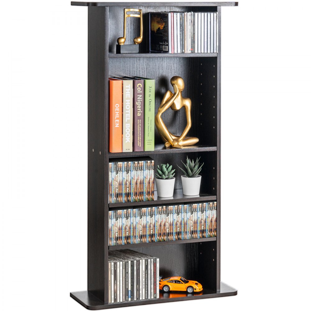 KLDS-02 - 5-Layer Adjustable Media Cabinet for CDs and DVDs