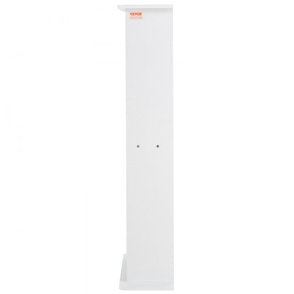 KLDS-01 - 5-Tier Adjustable Media Cabinet in Elegant White Finish