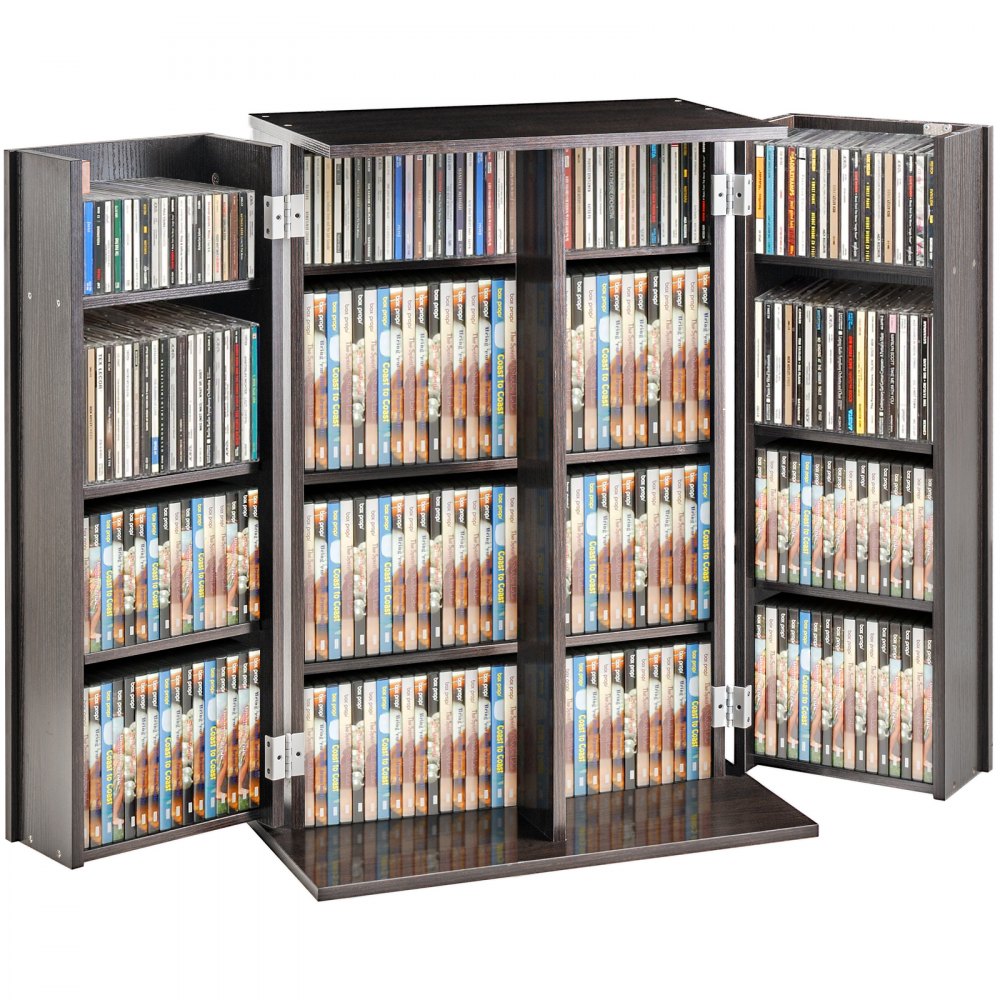 KLDS-05 - Adjustable 4-Layer CD Cabinet, Holds 576, 24.02" x 14.49" x 33.31"