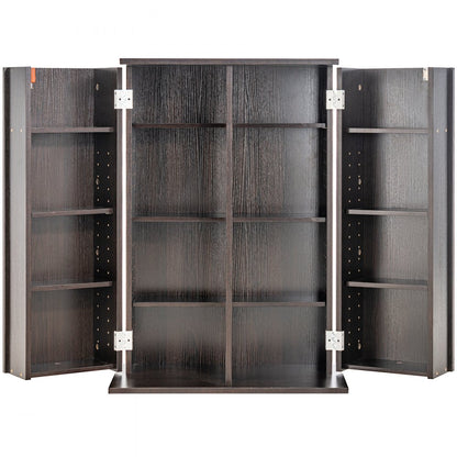 KLDS-05 - Adjustable 4-Layer CD Cabinet, Holds 576, 24.02" x 14.49" x 33.31"