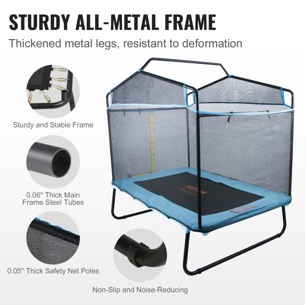 TX-B7500 - 6FT Compact Trampoline for Indoor & Outdoor Fun