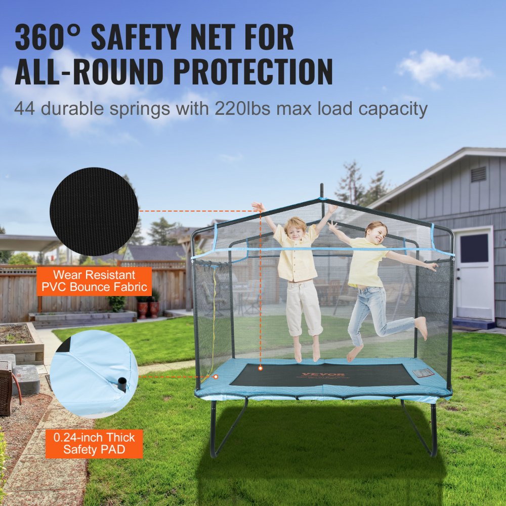 TX-B7500 - 6FT Compact Trampoline for Indoor & Outdoor Fun